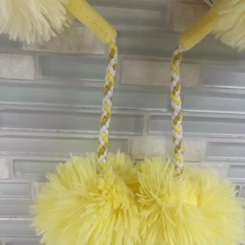 USJ Sesame Street Big Bird Pom Pom Plush Headband Universal Studios Japan Rare